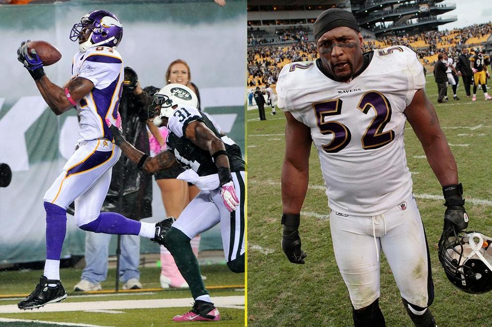 Which Hall of Fame nominee would you want on your team: Randy Moss or Ray Lewis?